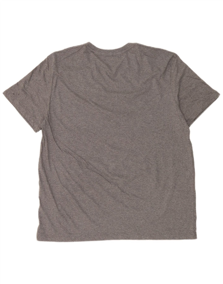 CALVIN KLEIN Mens T-Shirt Top XL Grey Cotton