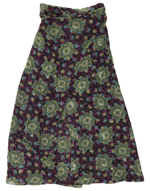 La Madeleine Fusta Wrap pentru femei cu talie inalta Medium W14 Multicolor Floral