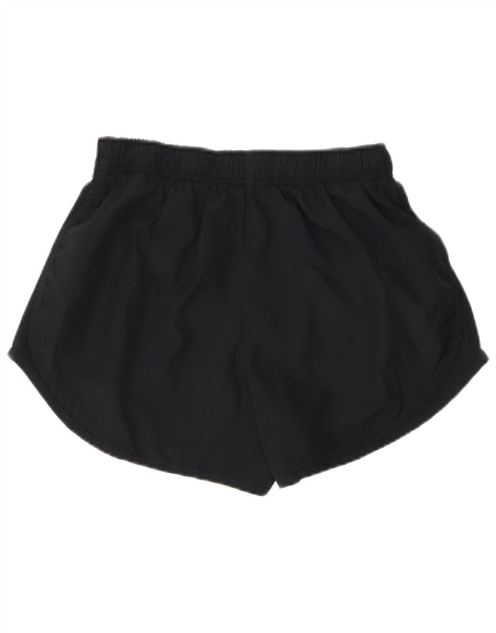 Pantaloncini sportivi Nike da donna Dri Fit UK 8 piccoli poliestere nero