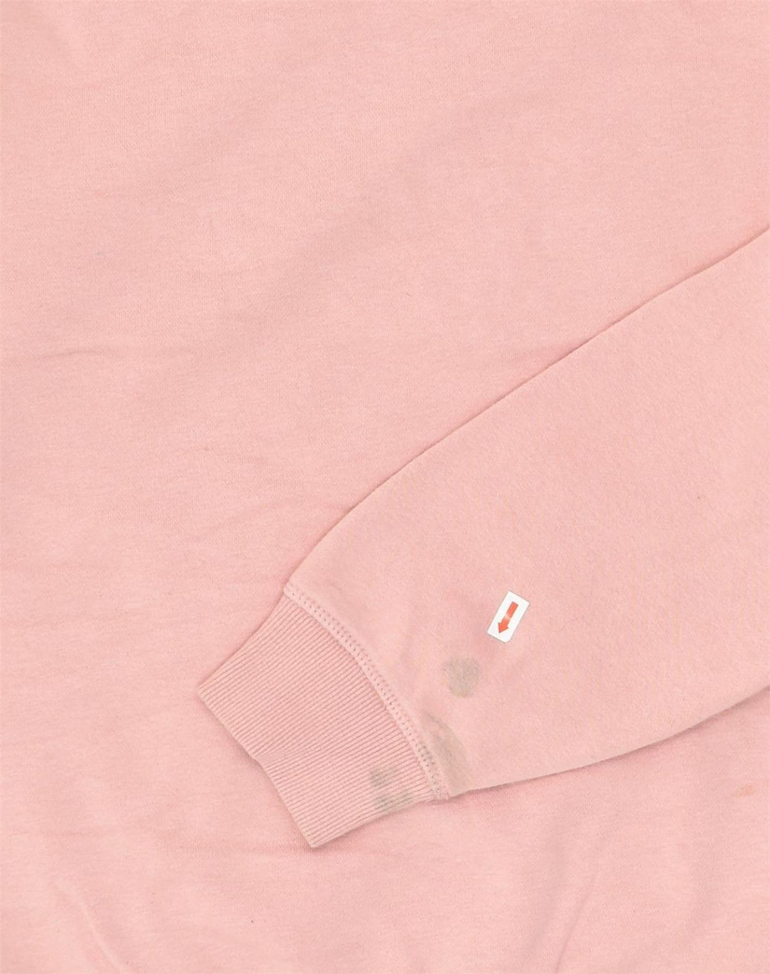 UMBRO Womens Oversized Graphic Hoodie Jumper UK 10 Small Pink Cotton | Vintage Umbro | Thrift | Second-Hand Umbro | Used Clothing | Messina Hembry 
