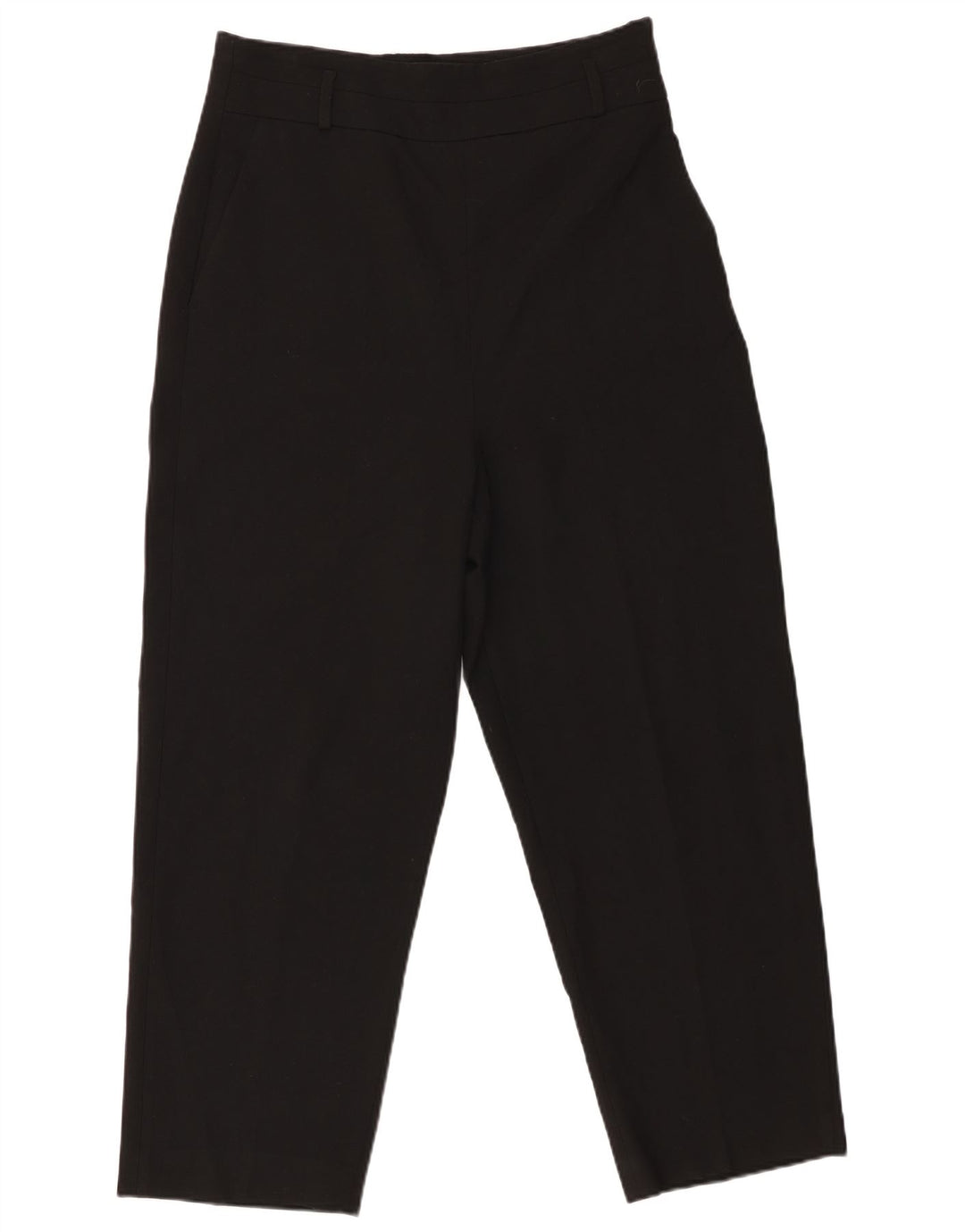 Zara Womens Tapered Chino Trousers Large W30 L26 Black Polyester