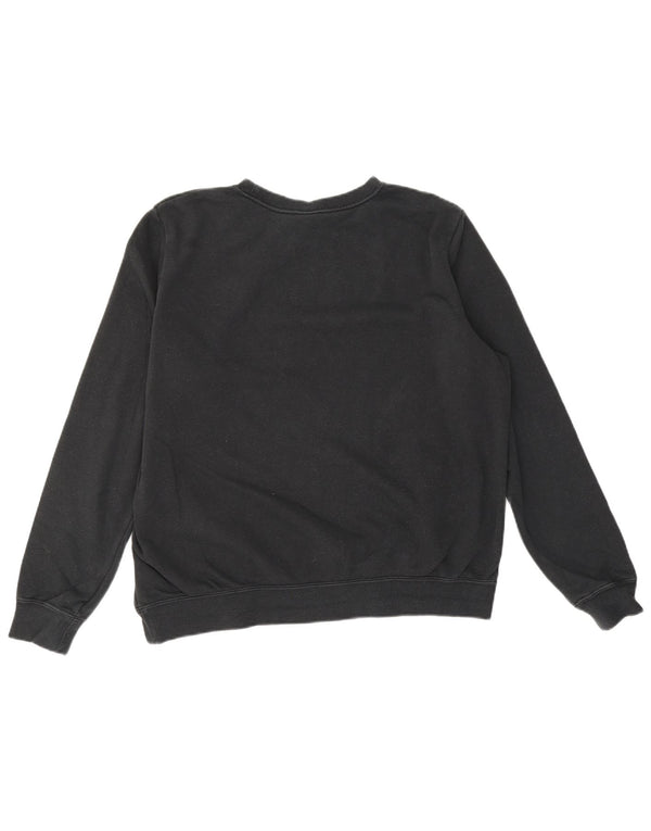 Nike Mens Sweatshirt Jumper Large Black Cotton