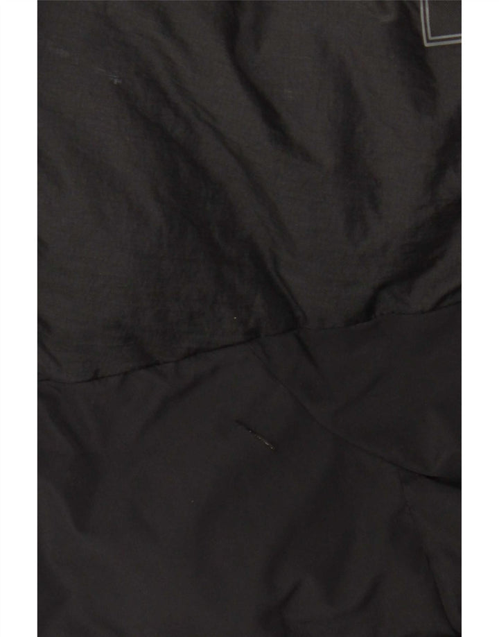 Timberland Mens Hooded Padded Jacket UK 38 Medium Black Nylon