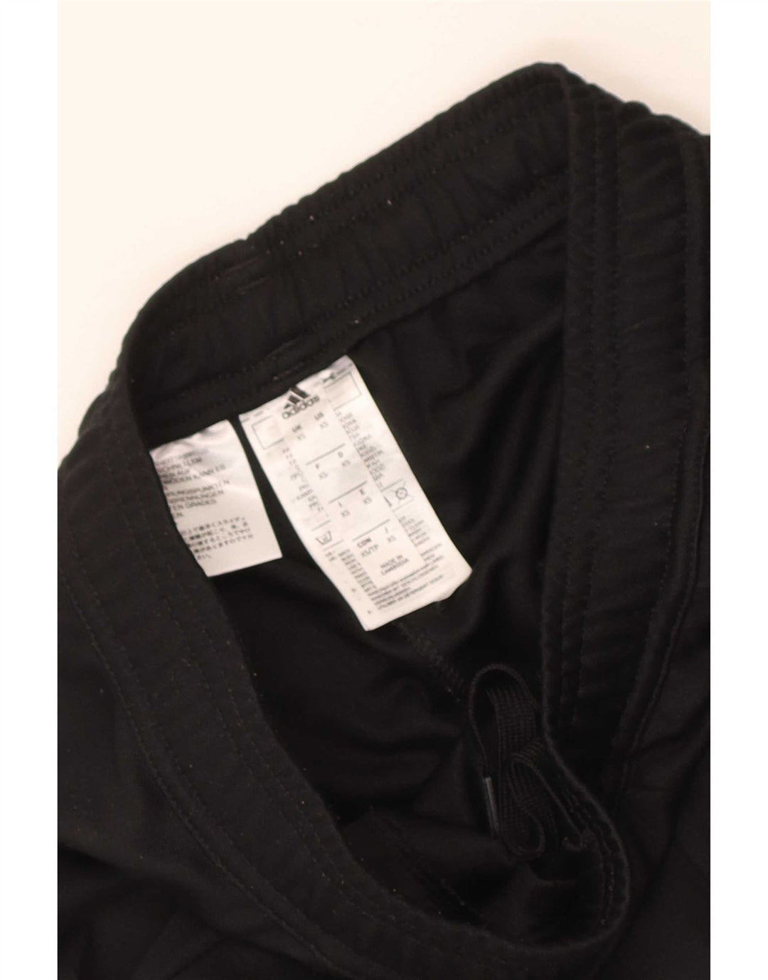Adidas Womens Tracksuit Trousers UK 4 XS Black Polyester