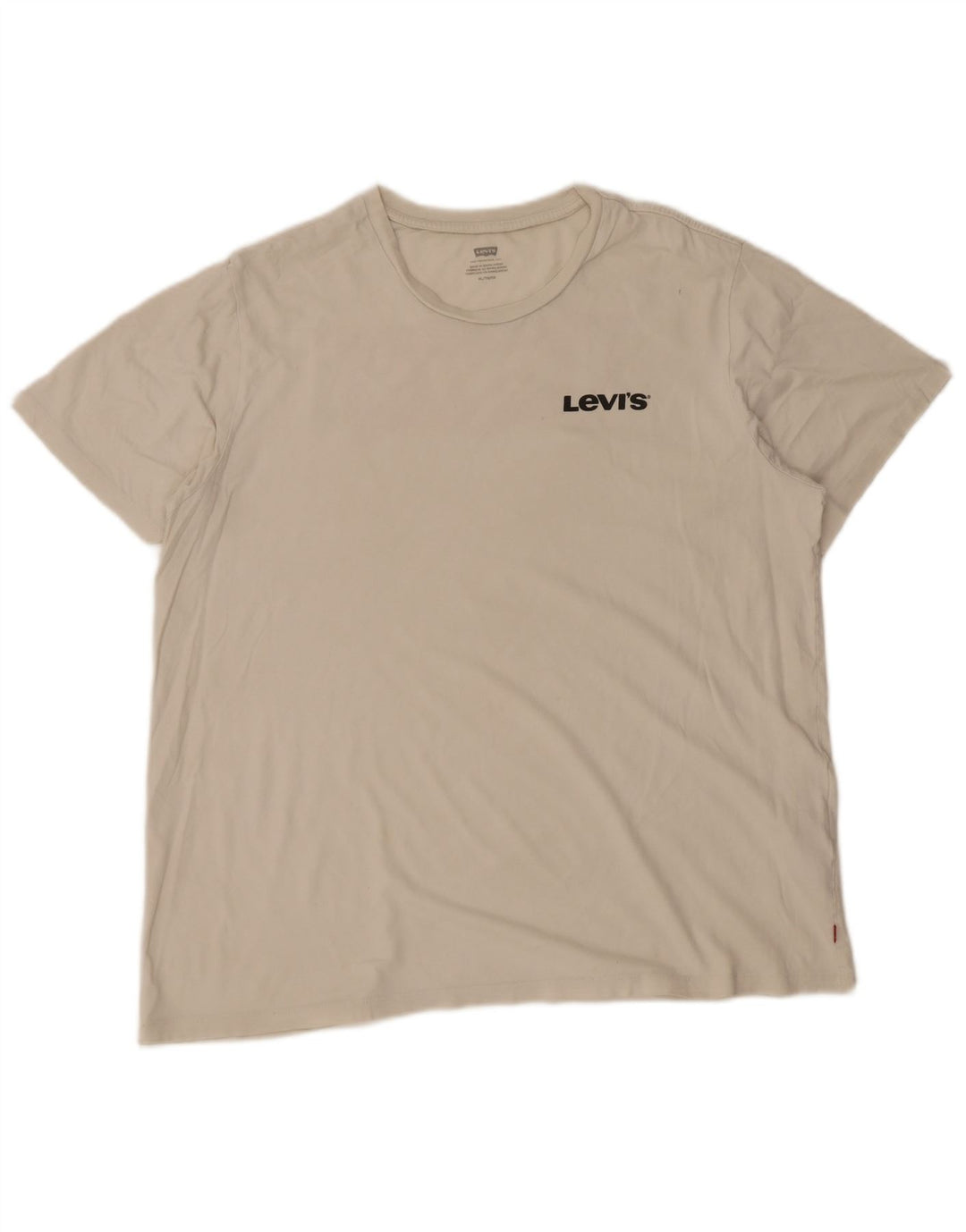Levi's Mens Graphic T-Shirt Top XL White Cotton