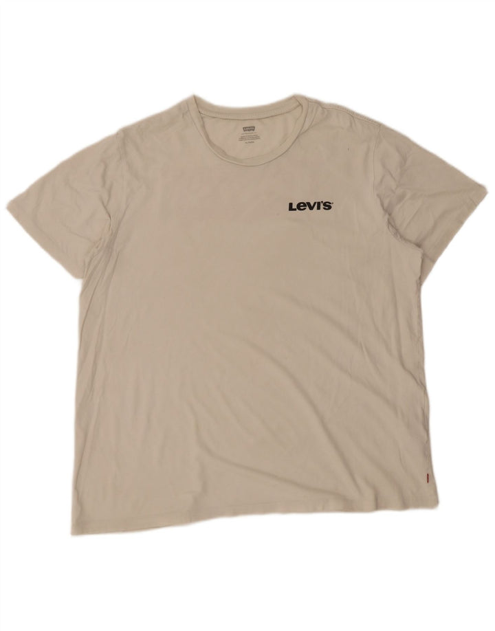 Levi's Mens Graphic T-Shirt Top XL White Cotton