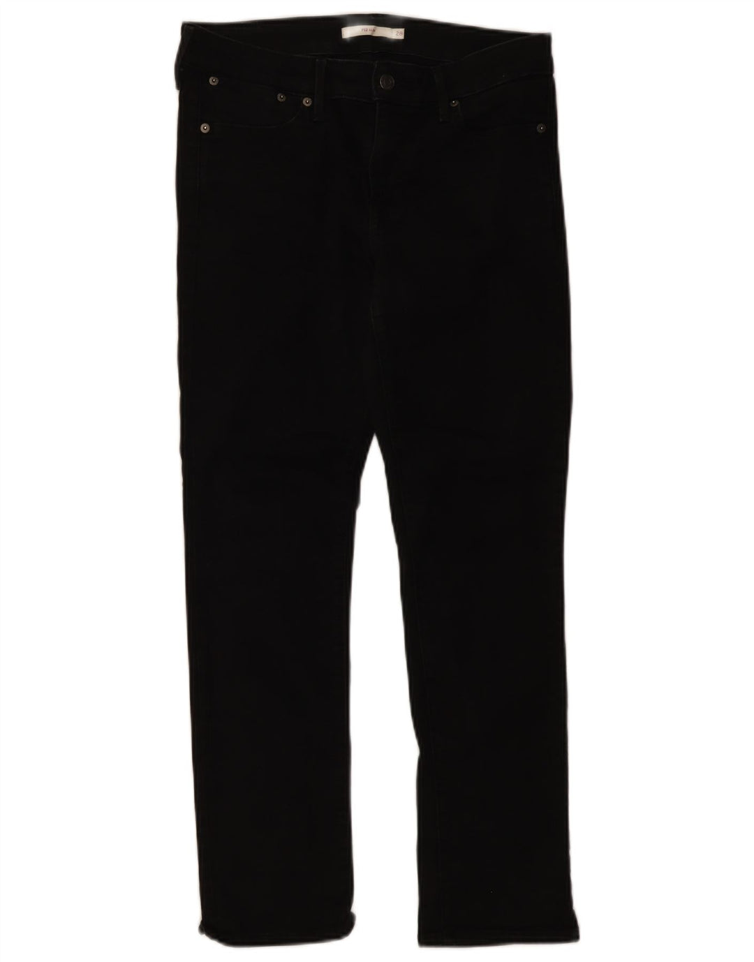Jeans Levi's da donna 712 slim W28 L28 cotone nero