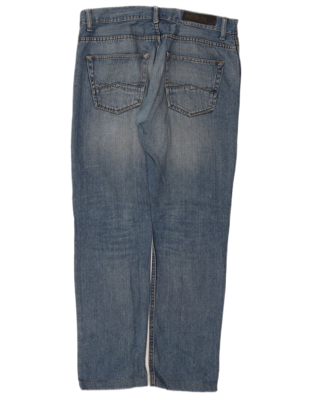 Zara Mens Straight Jeans EU 34 Large W34 L31 Blue