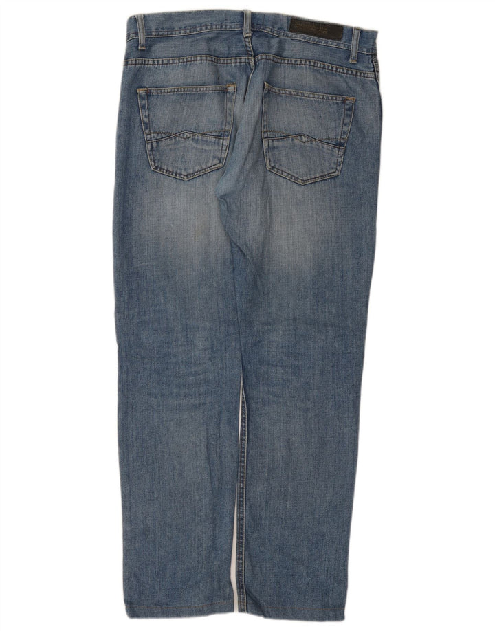Zara Mens Straight Jeans EU 34 Large W34 L31 Blue