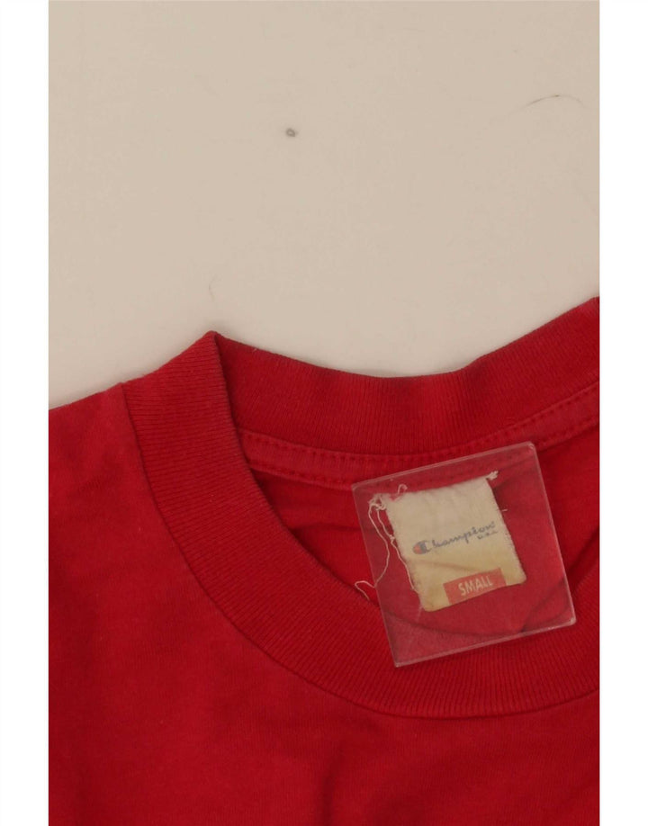Męski T-shirt Champion z grafiką, mały, czerwony