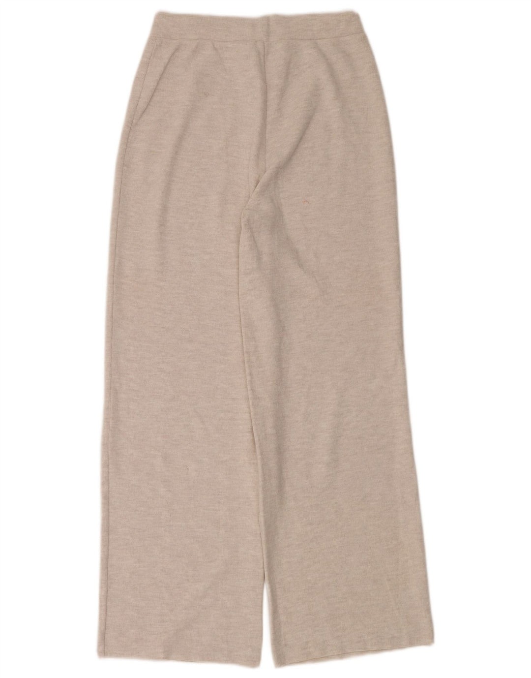 Zara Damen-Trainingshose, UK 12, mittelbeigefarbenes geflecktes Polyester