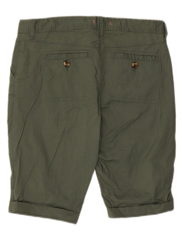 WHITE STUFF Womens Chino Shorts UK 10 Small W32 Khaki Cotton