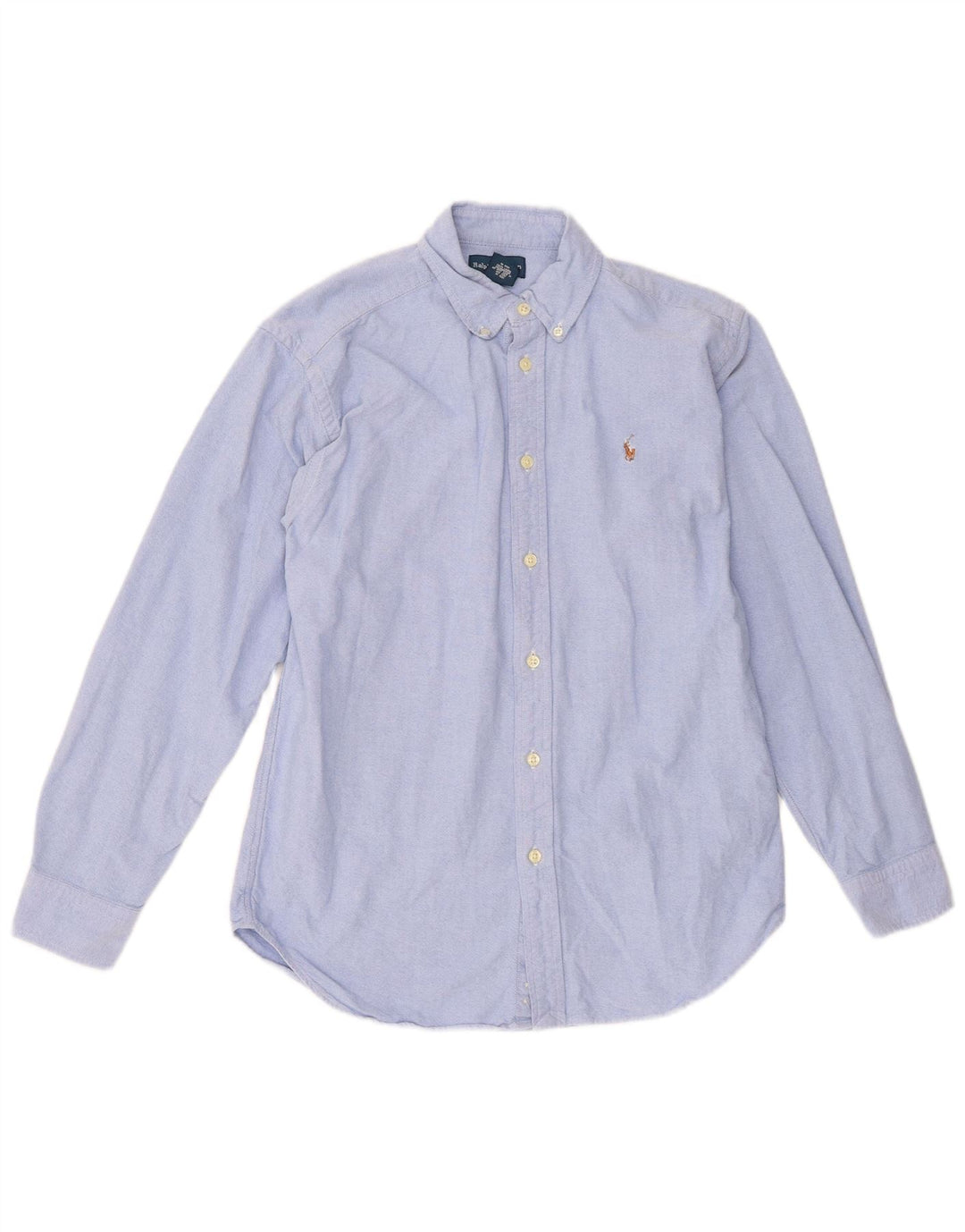 Ralph Lauren Boys Shirt 15-16 Years Blue Cotton