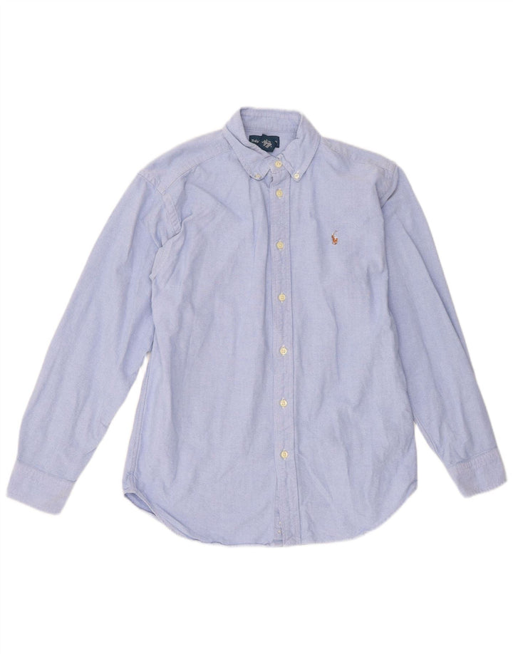 Ralph Lauren Boys Shirt 15-16 Years Blue Cotton