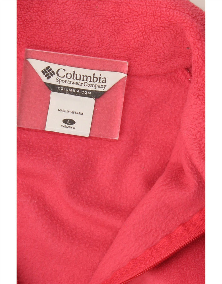 Женская флисовая куртка COLUMBIA UK 16, большой розовый полиэстер