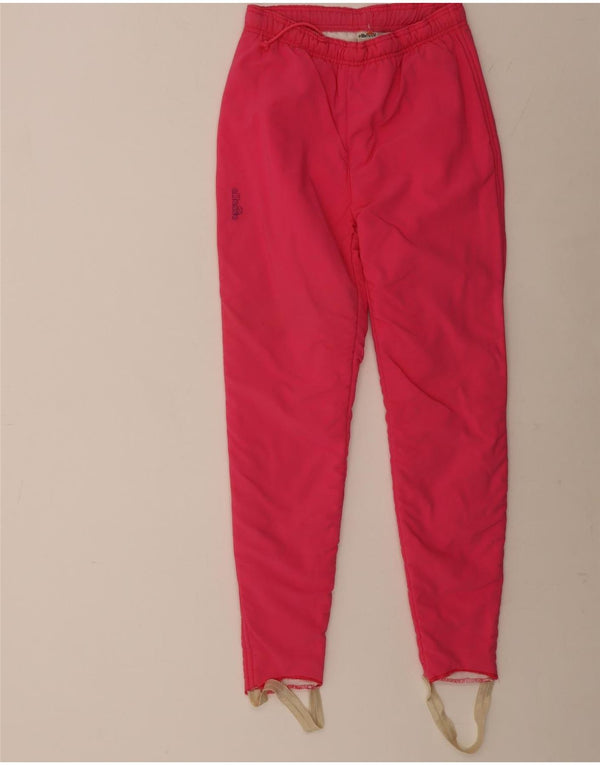 Ellesse Womens Stirrup Tracksuit Trousers US 8 Medium  Pink