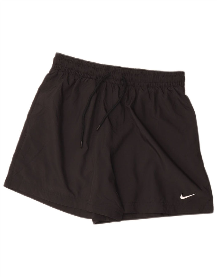 Nike Womens Sport Shorts UK 6 XS  Black Polyester