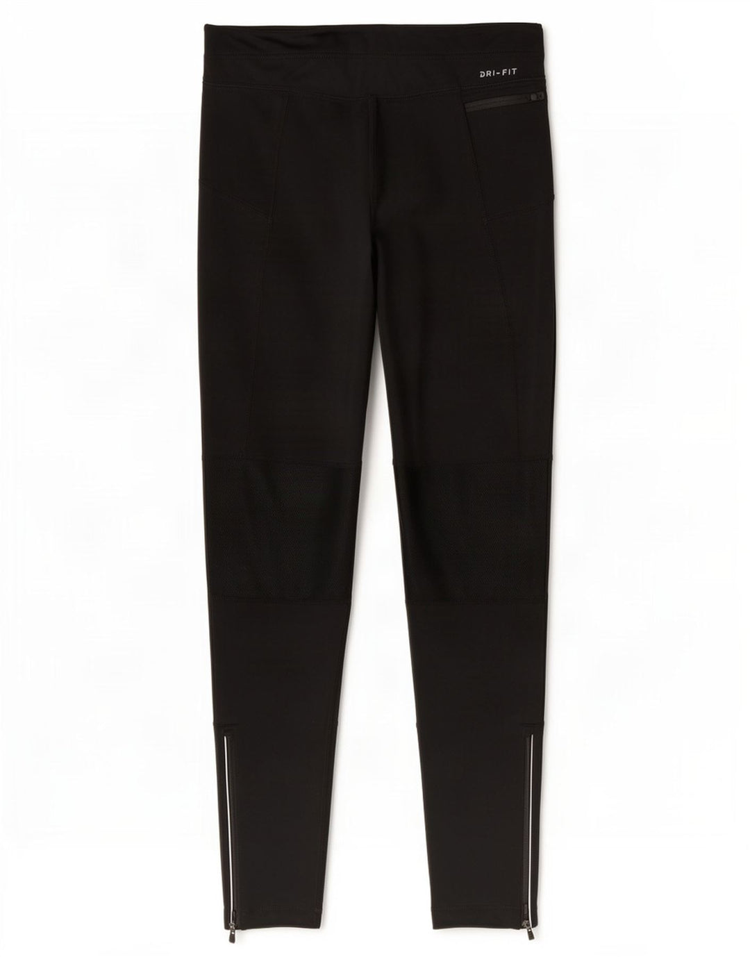 Nike Damen Dri Fit Leggings UK 12 Medium Schwarz Polyester