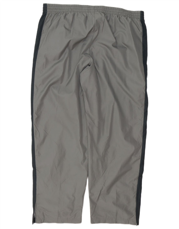 Starter Pantalón De Chándal Para Hombre Grande Gris Color Block Poliéster
