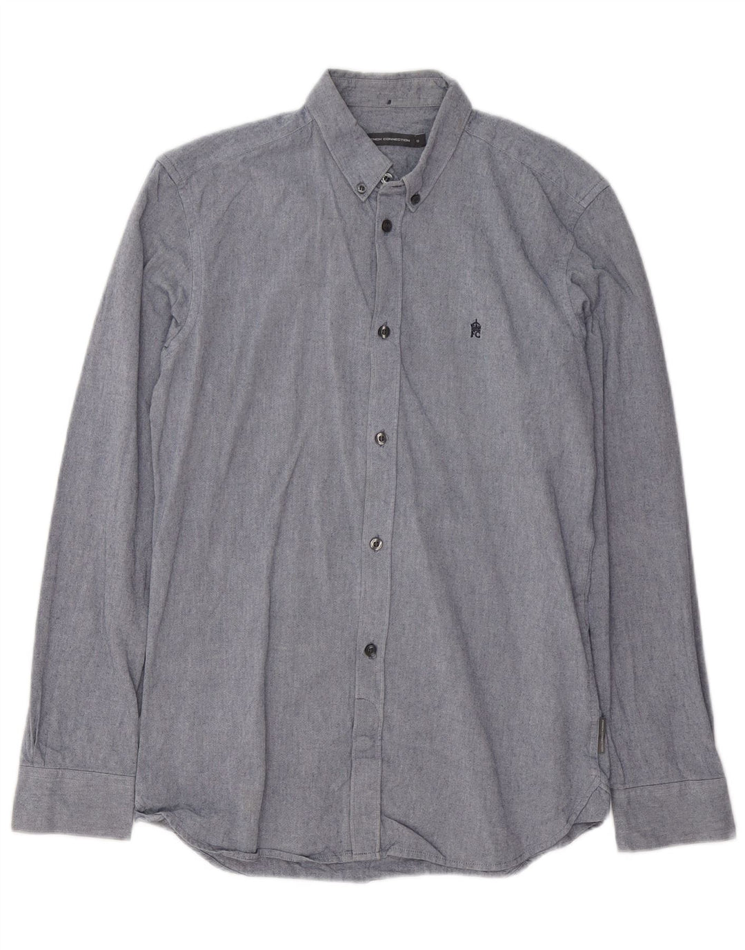 FRENCH CONNECTION Chemise Homme Petit Bleu Coton