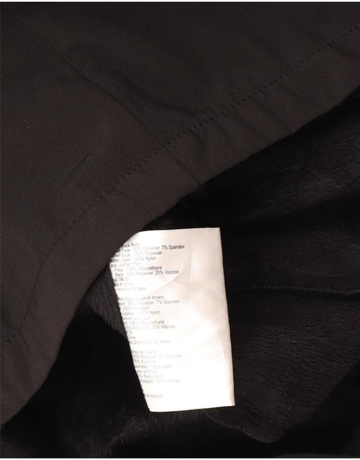Michael Kors Chaqueta militar para mujer UK 10 Small Poliéster negro