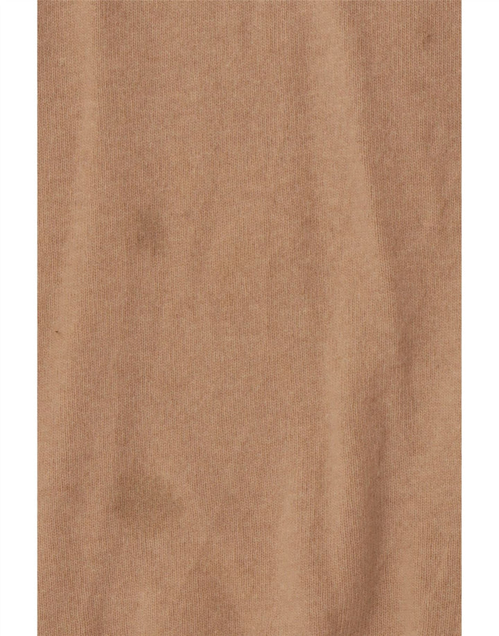 TIMBERLAND Mens Crew Neck Jumper Sweater Small Beige Wool