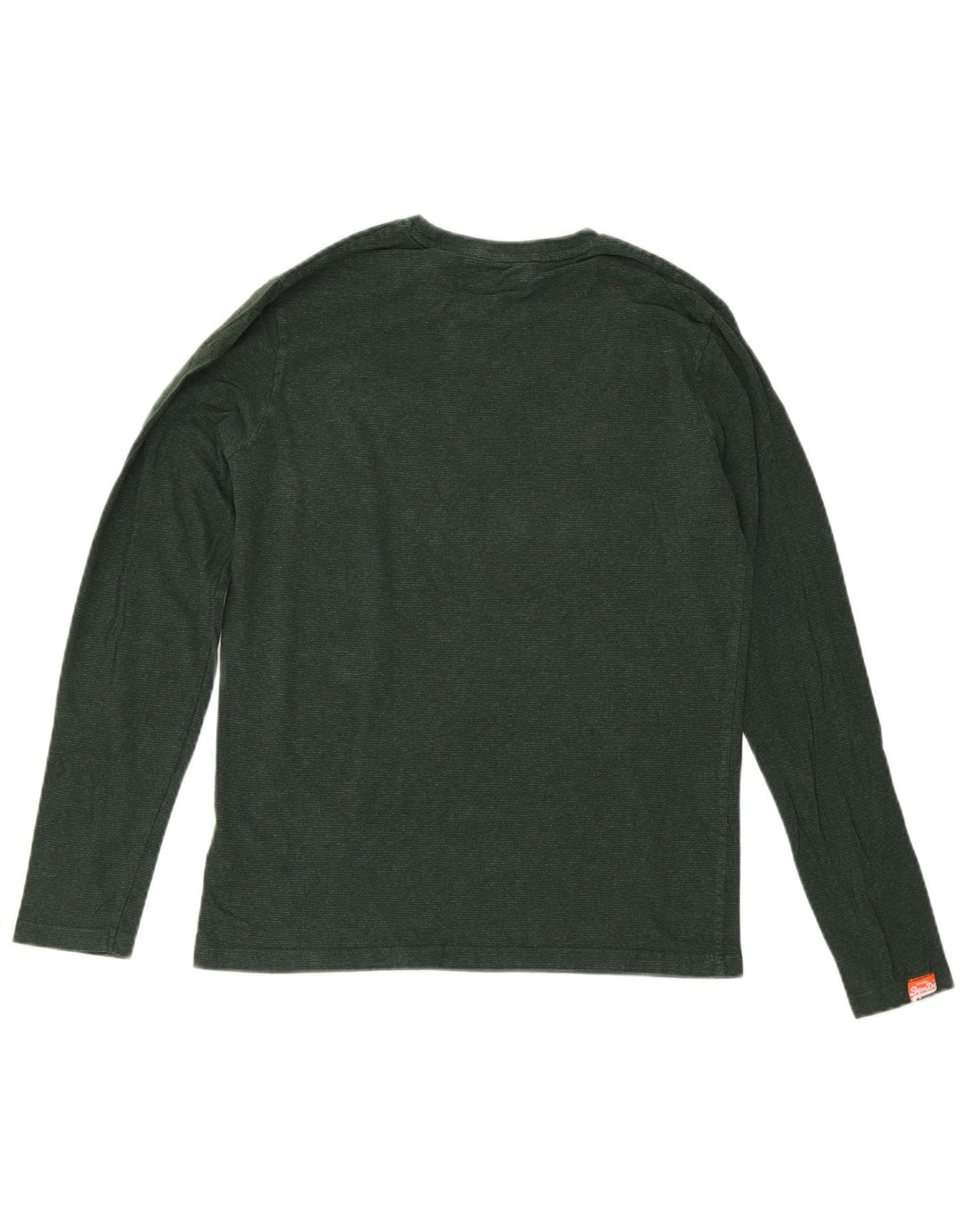 Superdry Haut à manches longues en coton vert pour homme