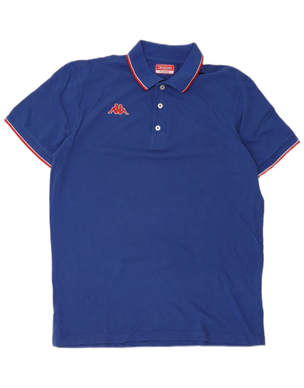 Polo Kappa Uomo XL Cotone Blu