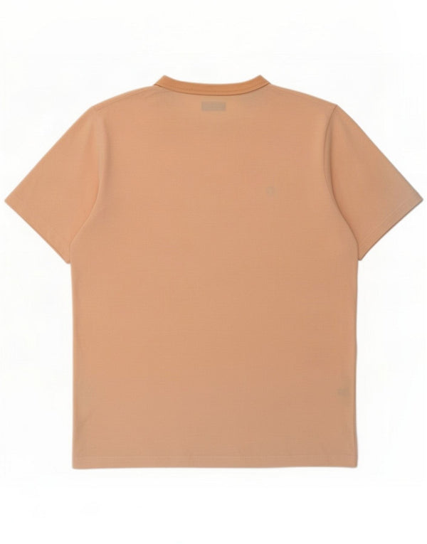 Jack & Jones Mens T-Shirt Top Large Orange Cotton