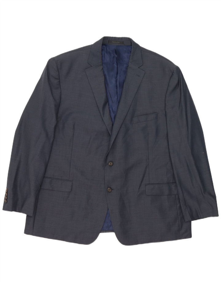 Ralph Lauren Herre 2-knaps blazerjakke IT 52 XL Marineblå Uld