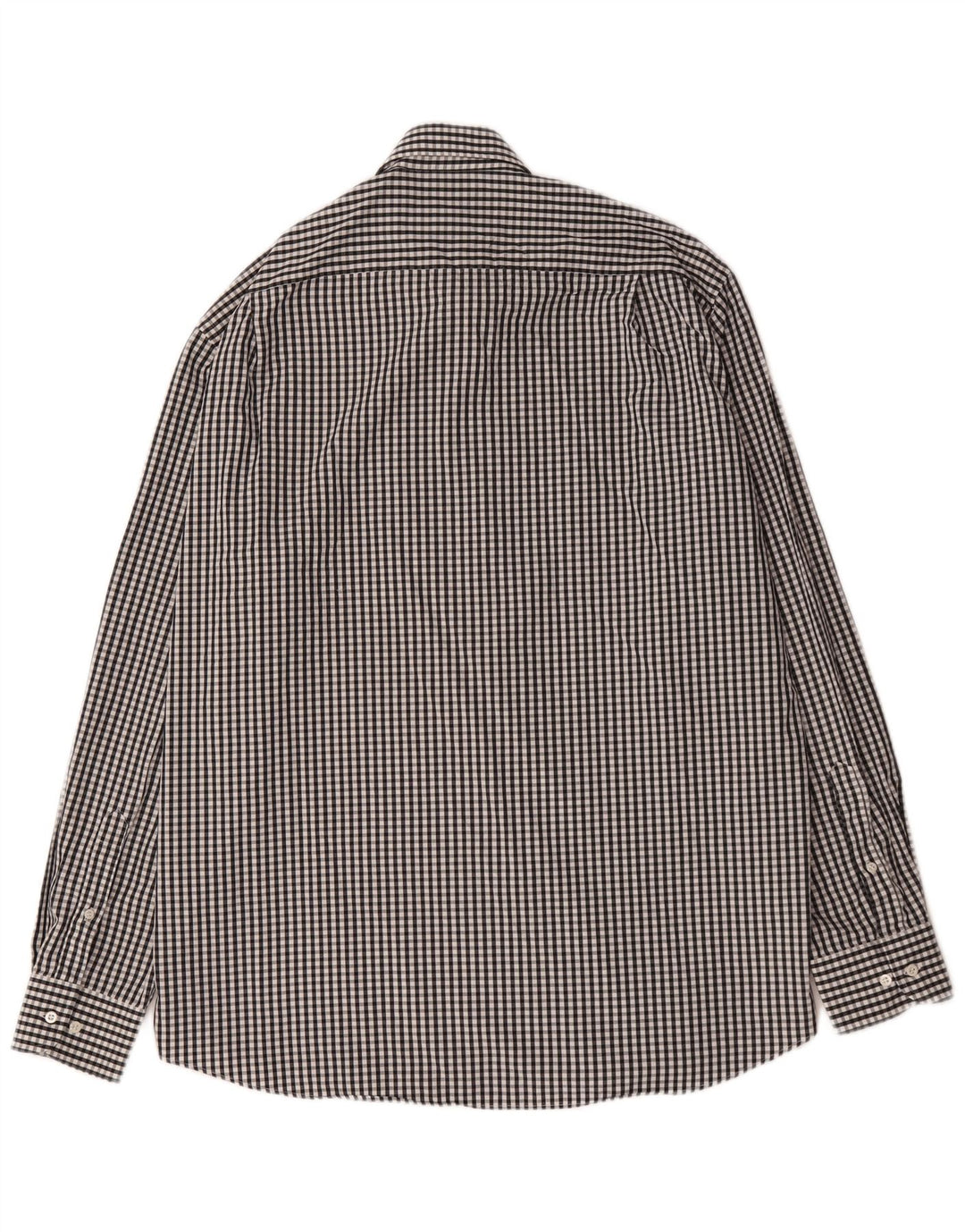 Hugo Boss Chemise Homme Taille 43 17 XL Coton Vichy Noir