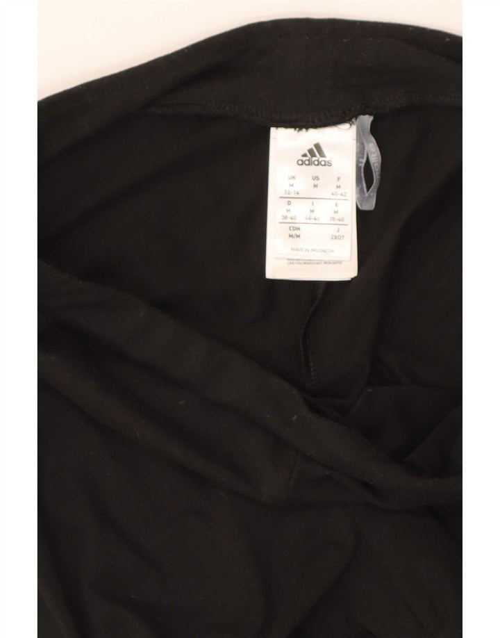 Adidas Womens Climalite Leggings UK 12/14 Medium Black Polyester