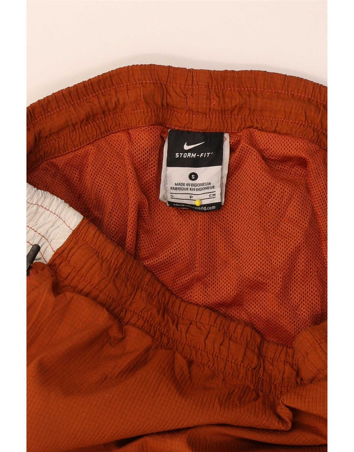 Nike Pantalon de survêtement pour homme Small Marron Colorblock Polyester