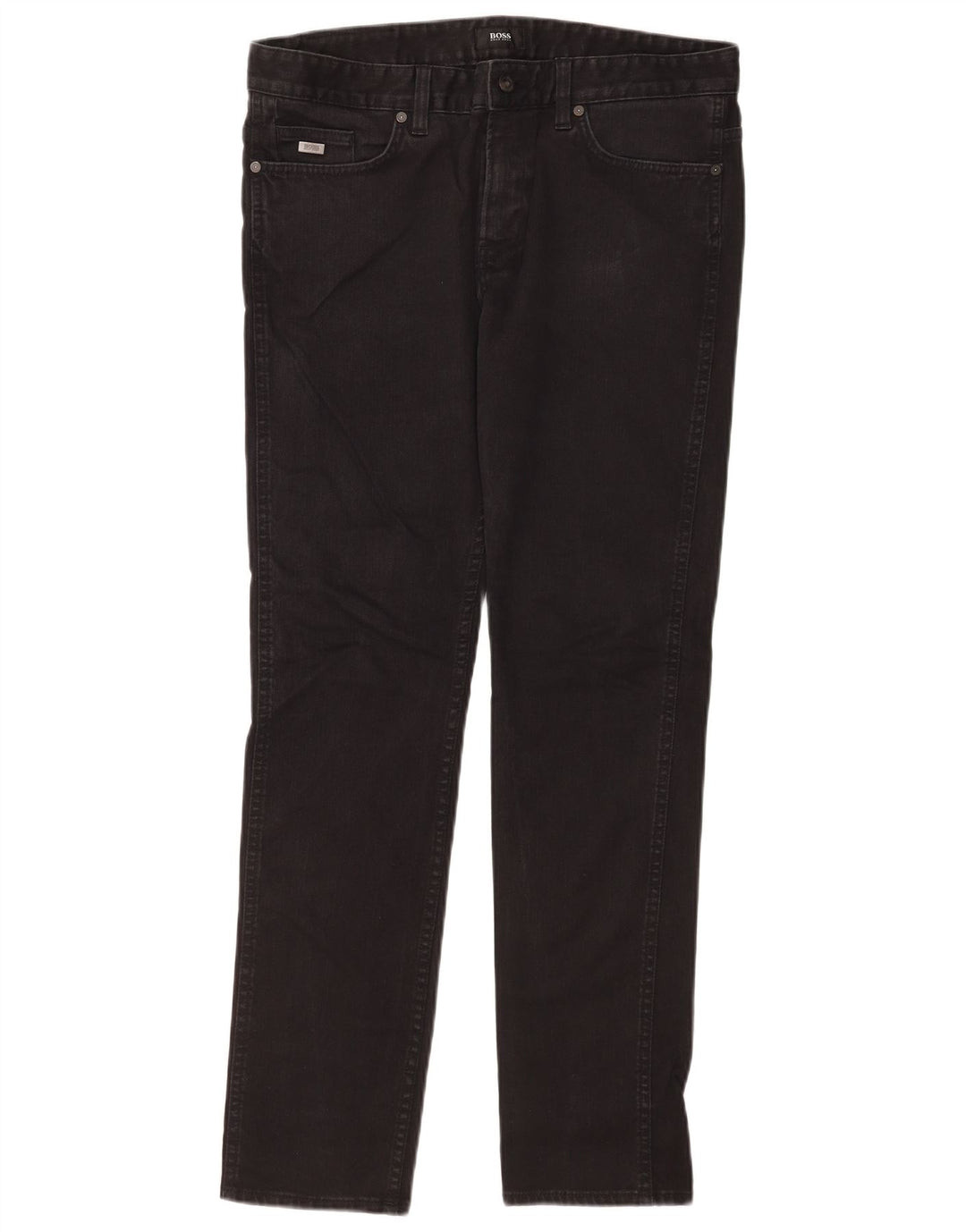 Hugo Boss Mens Slim Jeans W34 L32 Black Cotton