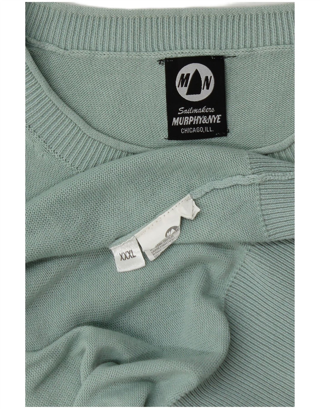 Maglione maglione girocollo da uomo MURPHY & NYE 3XL turchese