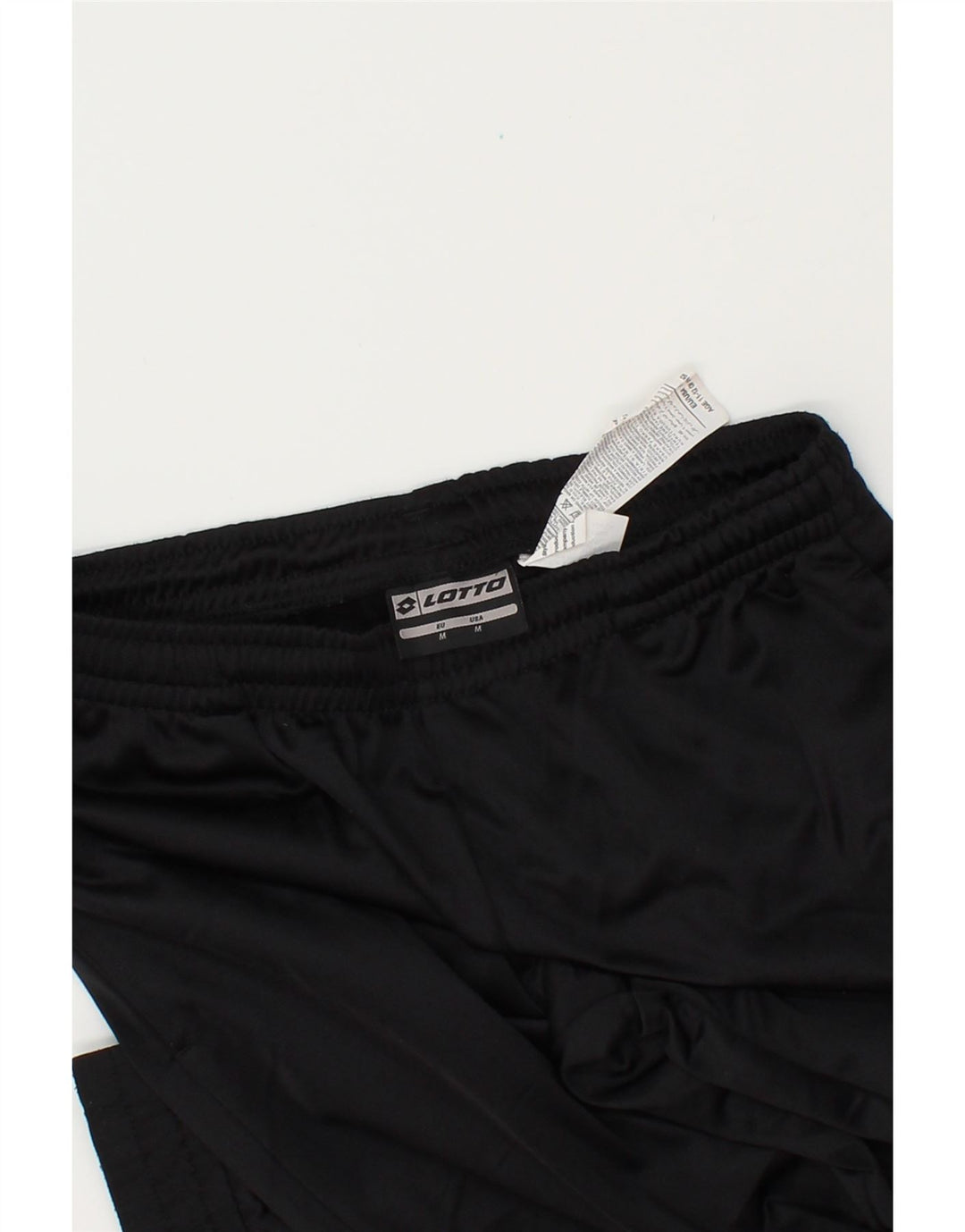 LOTTO Boys Tracksuit Trousers Joggers 11-12 Years Medium Black Polyester Vintage Lotto and Second-Hand Lotto from Messina Hembry 