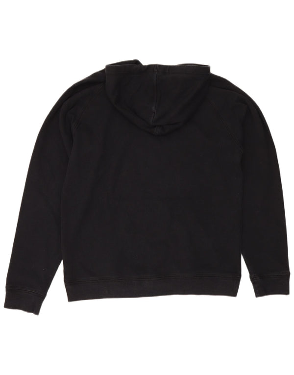 Asics Mens Hoodie Jumper XL Black Cotton