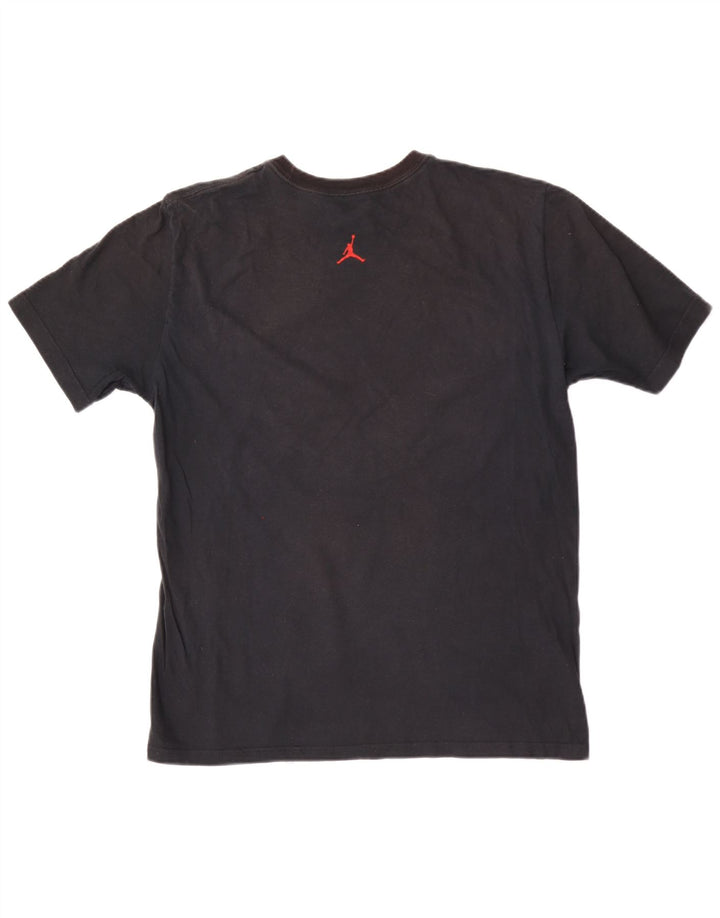 Jordan - Camiseta gráfica para hombre, talla mediana, color negro