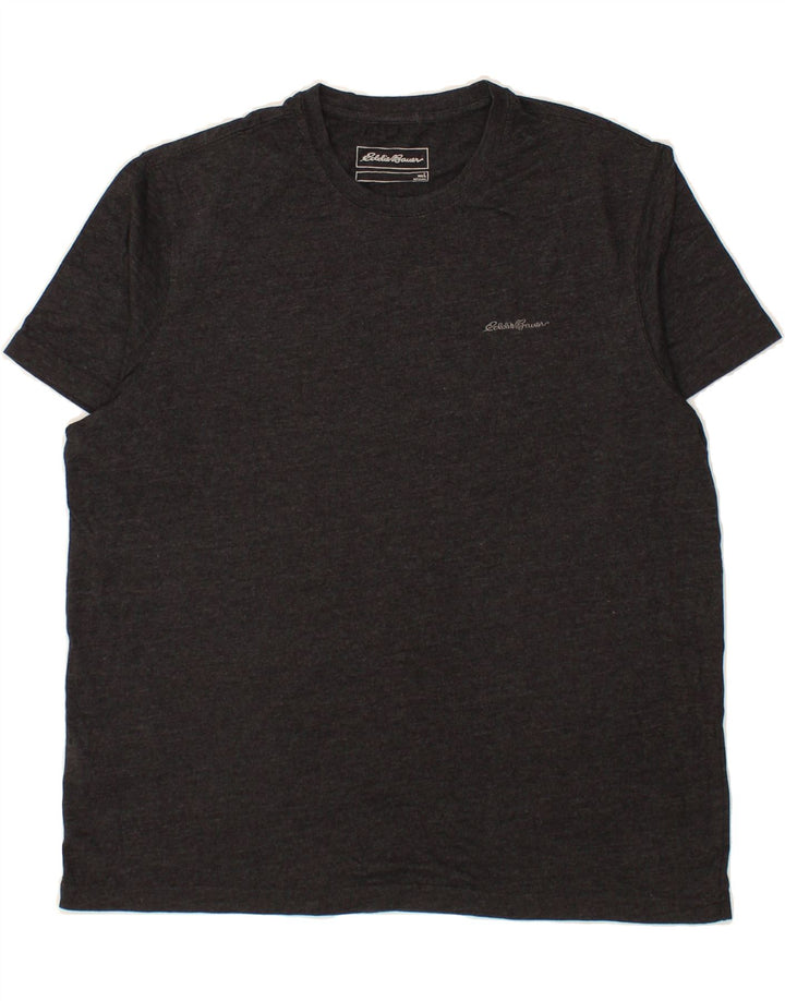 EDDIE BAUER Mens T-Shirt Top Large Grey Cotton Vintage Eddie Bauer and Second-Hand Eddie Bauer from Messina Hembry 