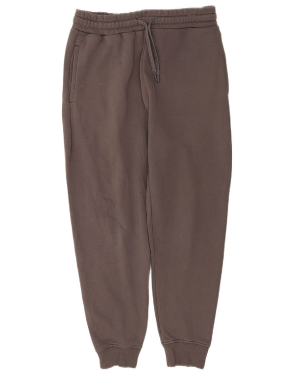 Zara Womens Tracksuit Trousers Joggers UK 14 Medium Grey Cotton