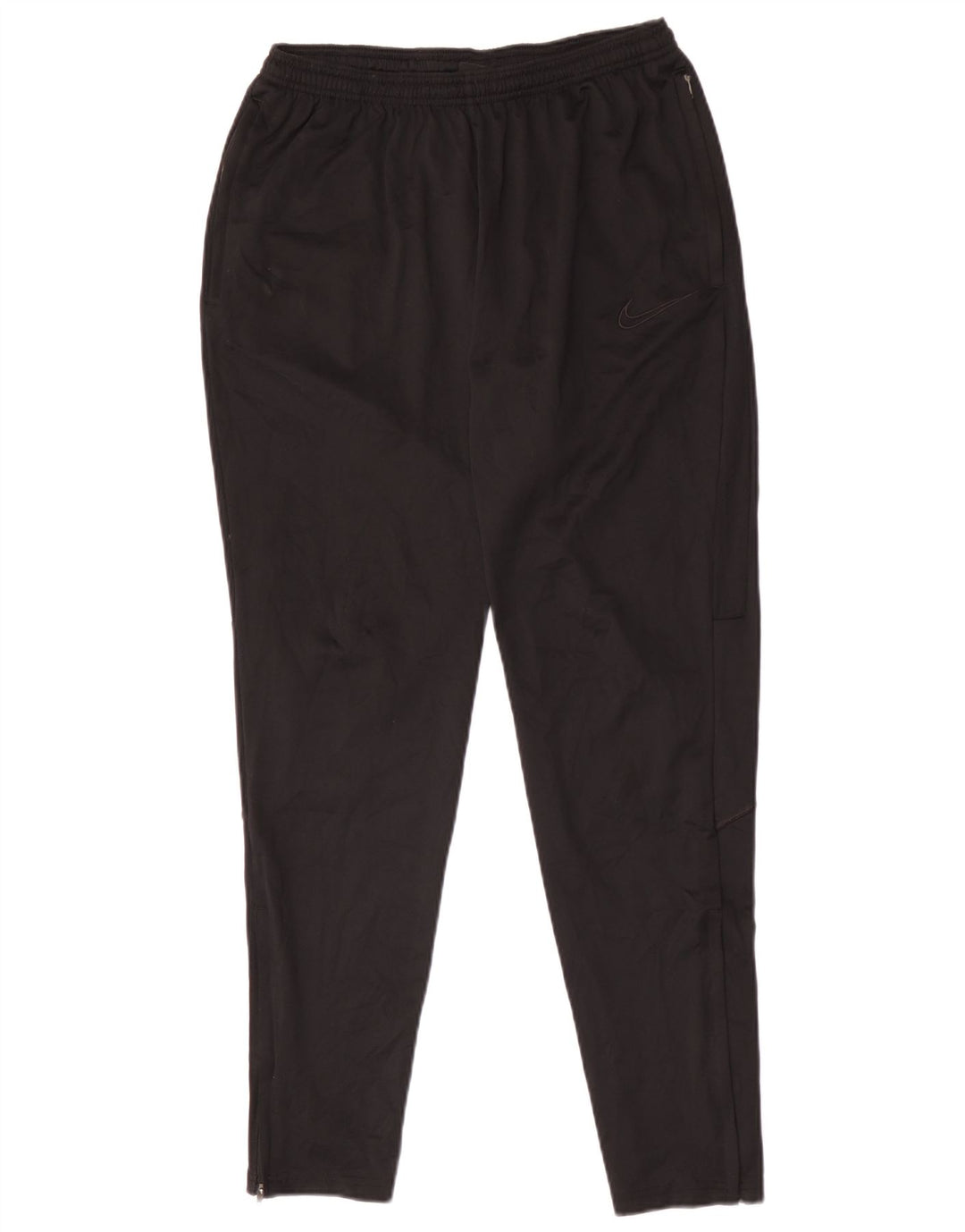 Nike Mens Dri Fit Tracksuit Trousers Large Black Polyester