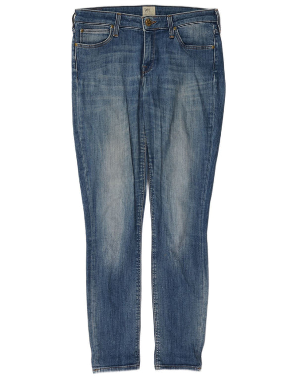 Lee Damen Scarlett Skinny Jeans W29 L31 Blaue Baumwolle