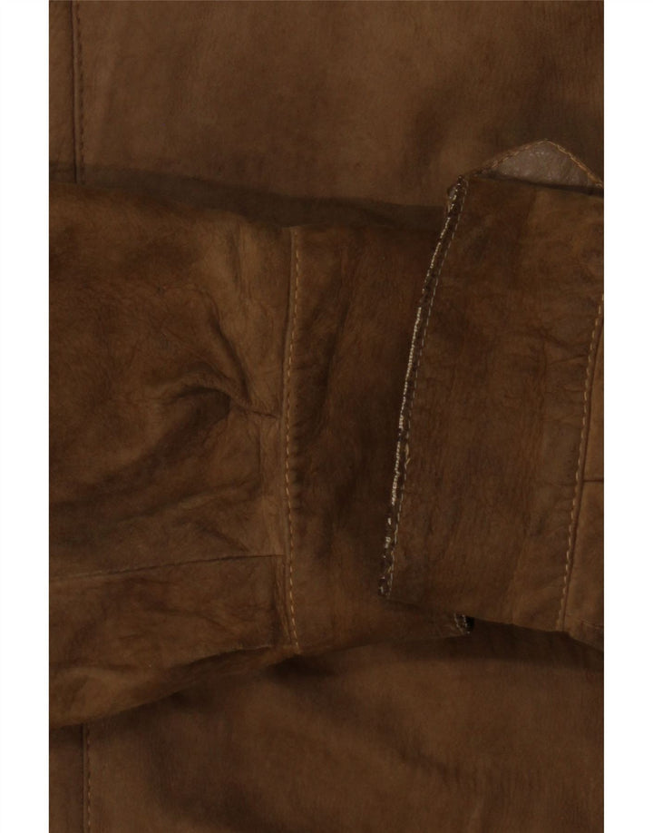 Vintage herre læderjakke UK 40 Large Beige