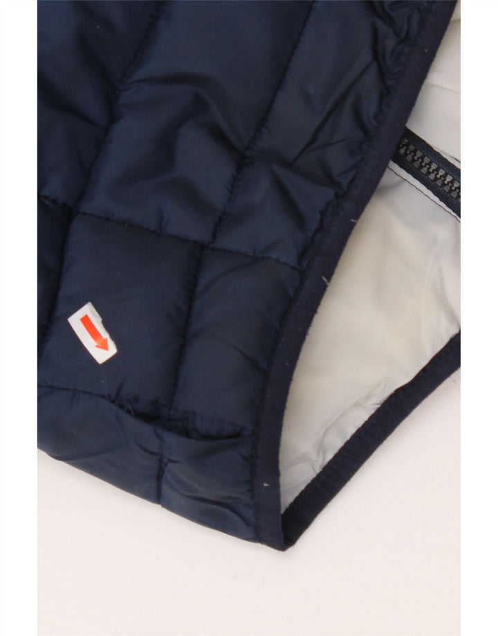 JACK & JONES Giacca imbottita con cappuccio da uomo UK 40 Large Blu Navy Poliestere