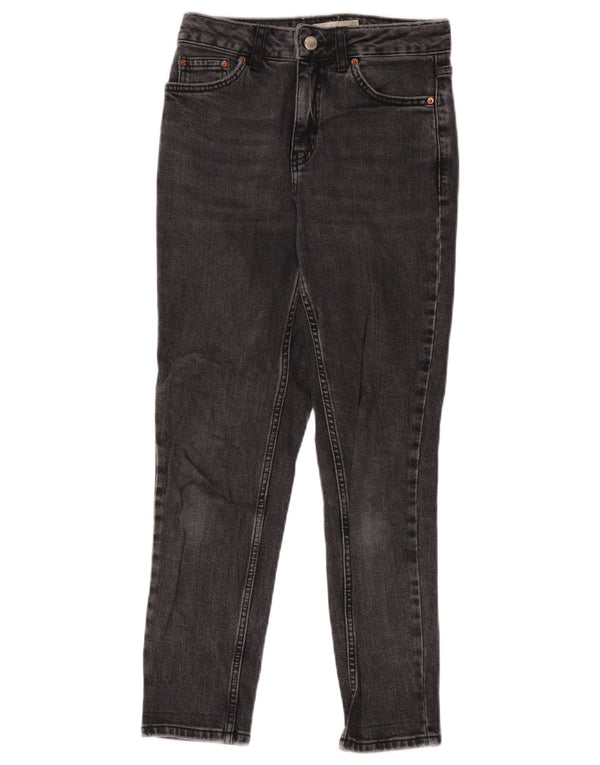 Женские джинсы скинни Topshop Mom W26 L25, серый хлопок