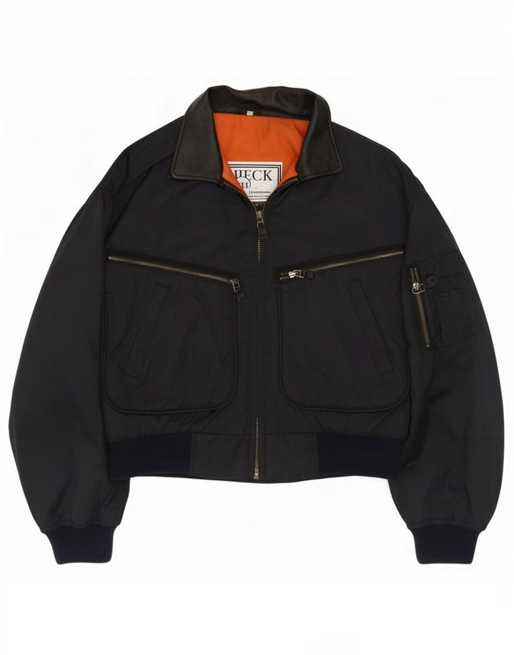 Damska kurtka bomberka Gerard UK 18 XL granatowa, nylonowa