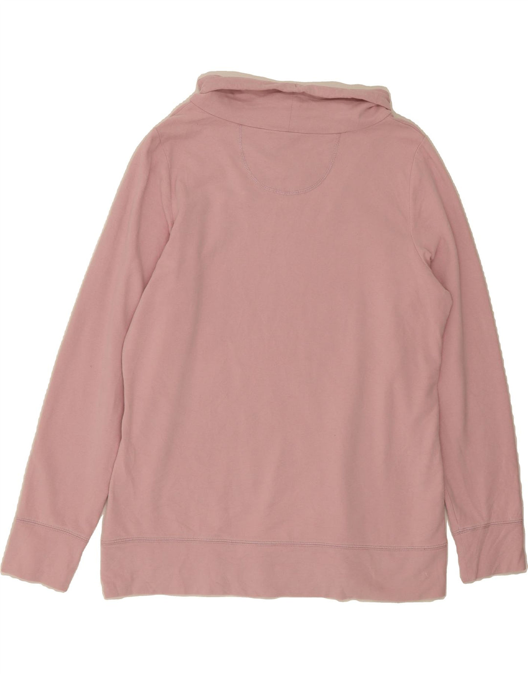 L.L.BEAN Womens Sweatshirt Jumper UK 14 Medium Pink Cotton Vintage L.L.Bean and Second-Hand L.L.Bean from Messina Hembry 