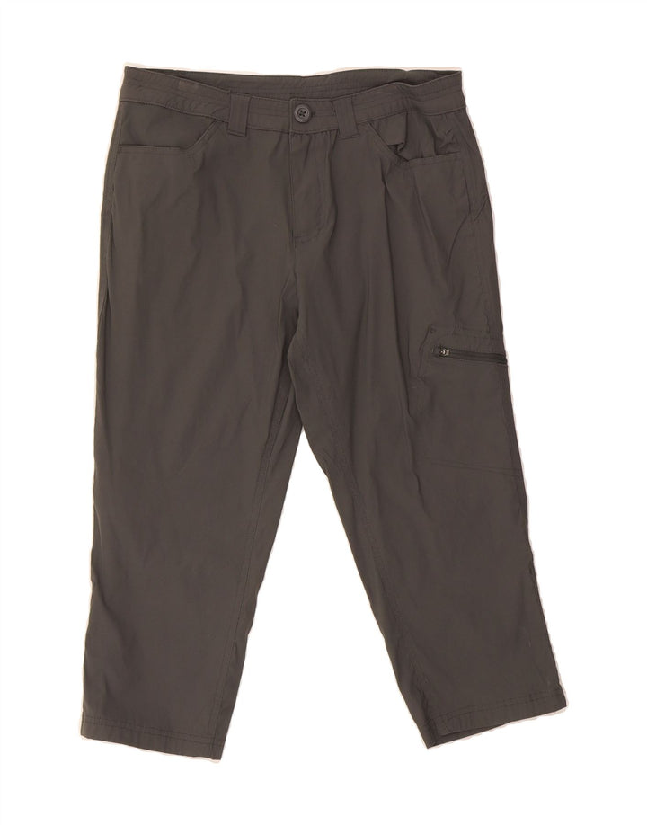 EDDIE BAUER Womens Straight Cargo Capri Trousers US 8 Medium W30 L20 Grey Vintage Eddie Bauer and Second-Hand Eddie Bauer from Messina Hembry 