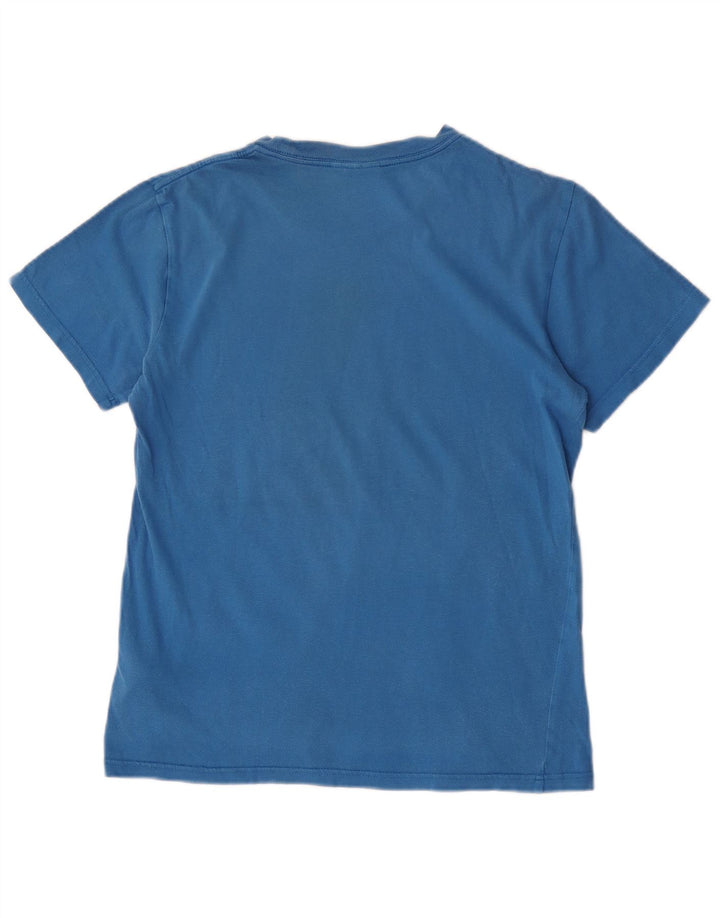 Adidas Mens Graphic T-Shirt Top Small Blue Cotton