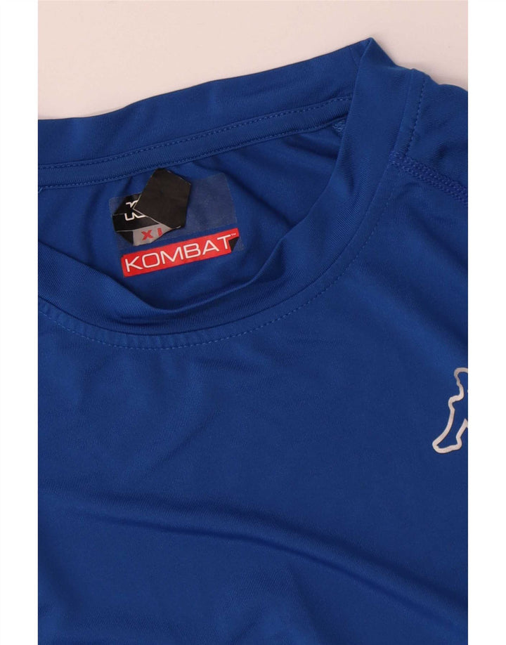 Top Kappa Uomo Manica Lunga XL Blu